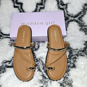 Madden Girl Women's Caribbean Paris Slip-On Sandals Sz 6